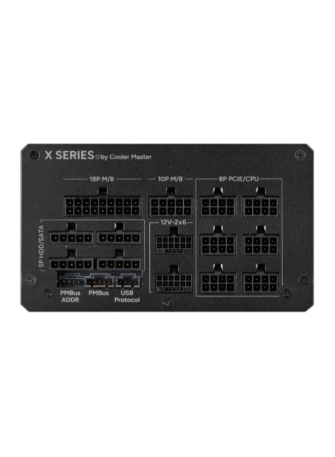 COOLER MASTER X Mighty 2000W Platinum 80 PLUS Fully Modular ATX 12V 3.1 Power Supply, Dual GPU Support, Japanese Capacitors, Digital Power Management, High-Efficiency Cooling, Black | MPS-K001-AFBP-NBUK - Image 4