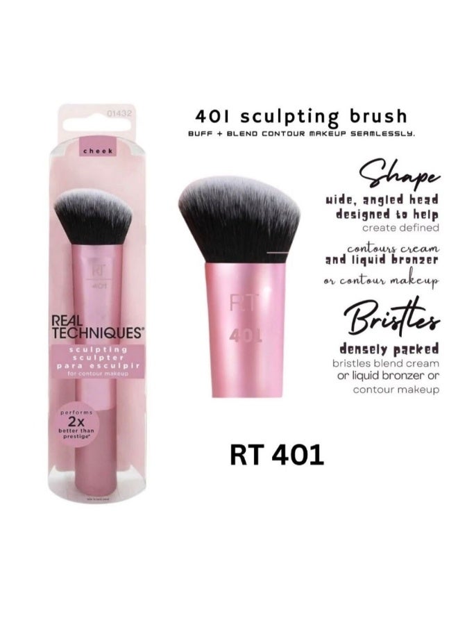 ريل تكنيكس Real Techniques Sculpting Makeup Brush Multicolour - Image 3