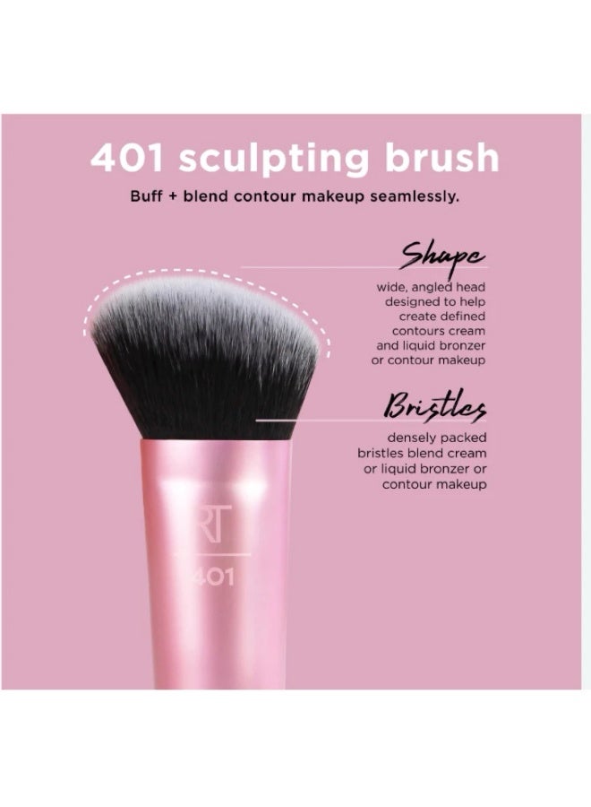 ريل تكنيكس Real Techniques Sculpting Makeup Brush Multicolour - Image 5