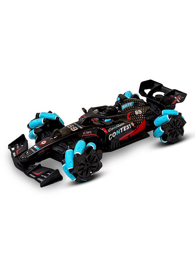 مايتويز هايبر درفت إكس-راسر – سيارة تحكم عن بعد مقياس 1:16 بتردد 2.4GHz مع إطارات انزلاق متعددة الاتجاهات، إضاءة LED وبطارية قابلة للشحن - Image 2