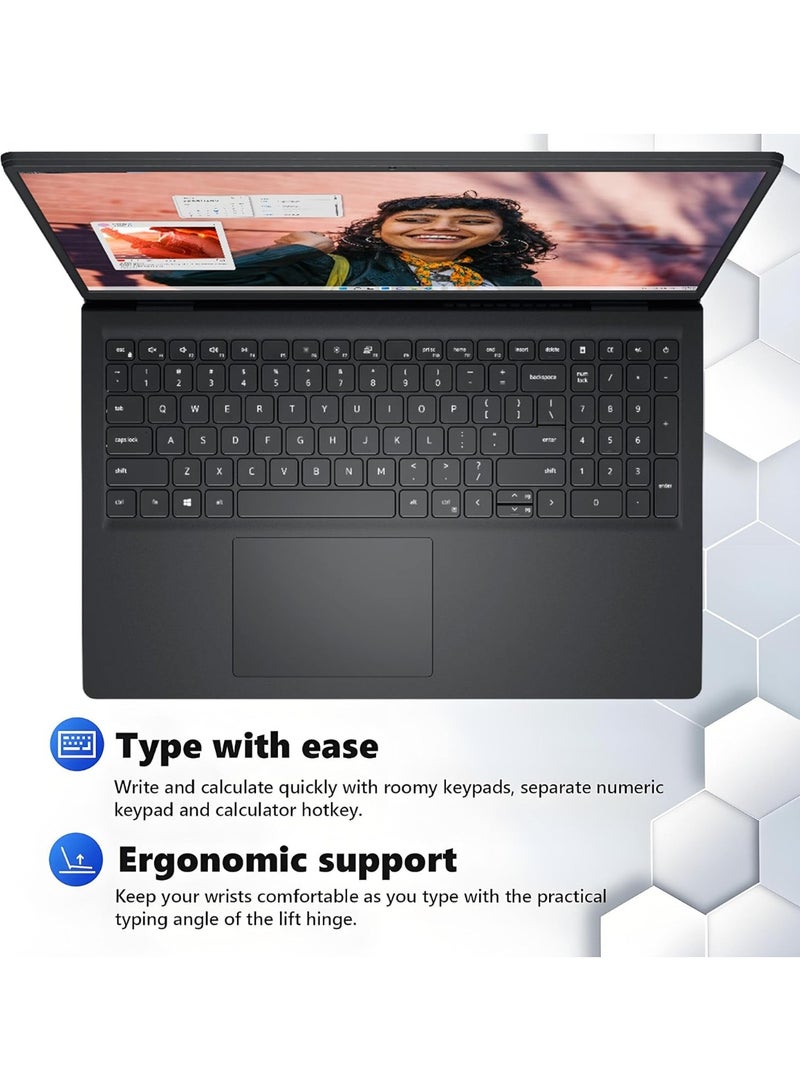 DELL (Upgraded Version) Inspiron 15.6" FHD Touchscreen Laptop Computer, 13th Gen Intel 10-Core i5-1334U (Beat i7-1250U), 32GB DDR4 RAM, 2TB PCIe SSD, WiFi 6, Bluetooth, Type-C, HDMI, Black, Windows 11 Pro, With Free Office 365 + Consumix Mouse pad English Black English Black - Image 2