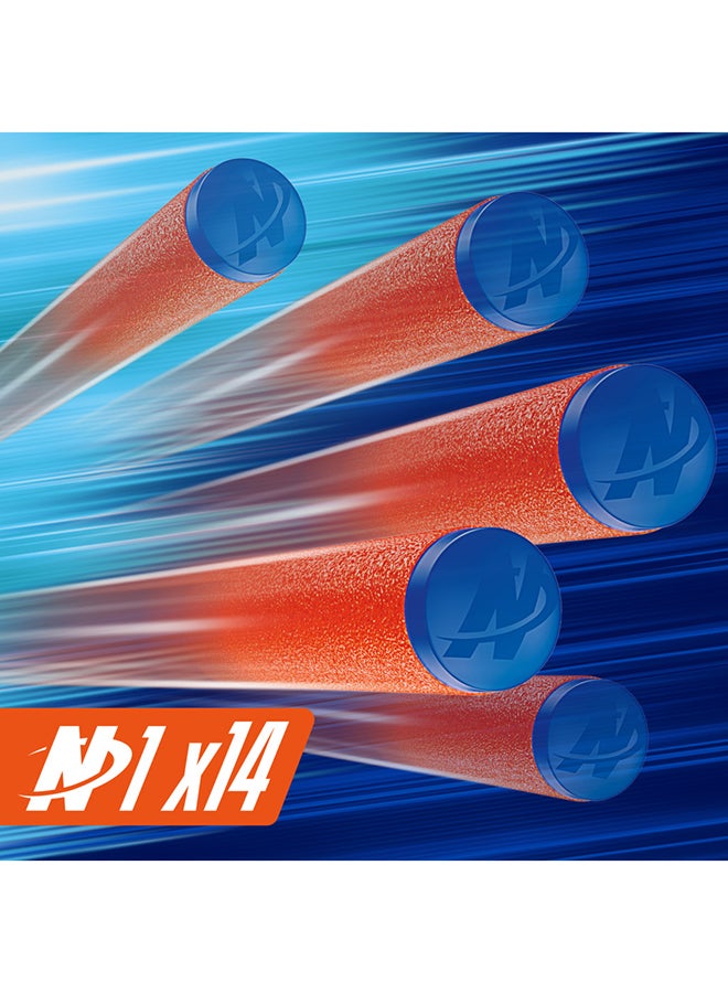 NERF Loadout Shadowspeed Recon Blaster, 14-Dart Storage Attachment Accessory, 6-Dart Revolving Cylinder, 14 N1 Darts, Kids Toys & Gifts, Ages 8+ - Image 1