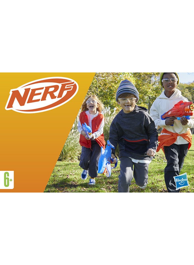 NERF Junior Wild Sharkfire, Easy Play Dart Blaster, 8 Elite Darts, Blaster Shark Toys for 6-Year-Old Boys & Girls & Up, Outdoor Toys - Image 4