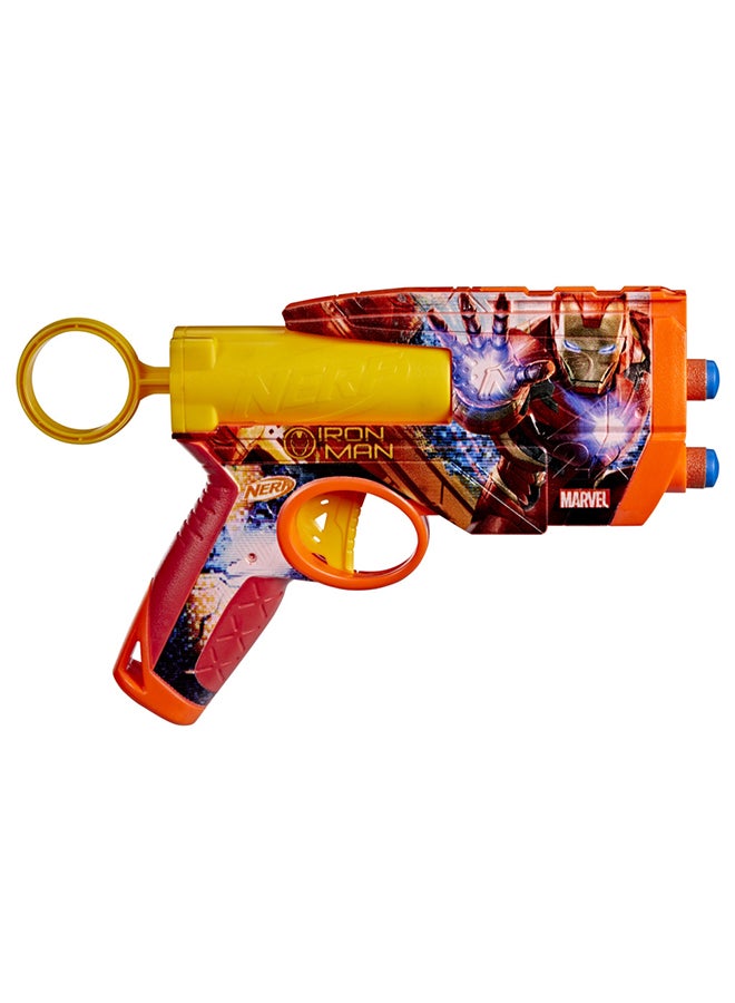 NERF Marvel Iron Man Dart Blaster | 4 N1 Foam Darts | Iron Man-Inspired Blaster Skin Designs | Kids Gifts |Outdoor Toys & Games for Ages 8+ - Image 3