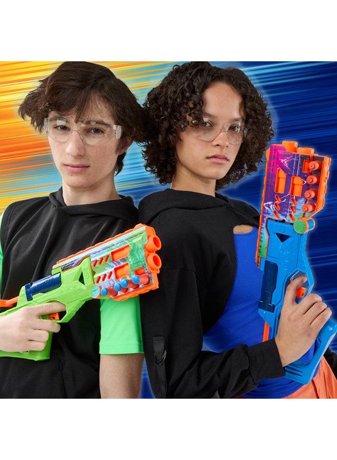 NERF N Series Cobaltfury Blaster, 24 Official N1 Darts Compatible Only with N1 Dart Blasters, Break Open Loading, Children's Toys & Presents, Ages 8+ - Image 1