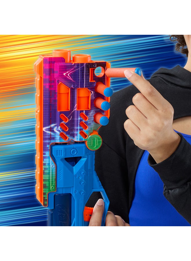 NERF N Series Cobaltfury Blaster, 24 Official N1 Darts Compatible Only with N1 Dart Blasters, Break Open Loading, Children's Toys & Presents, Ages 8+ - Image 5