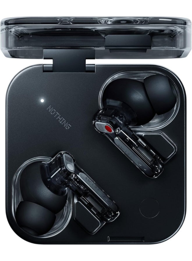 Nothing Ear (3) Wireless Earbuds, Adaptative Noise Cancelling In-ear Headphones with LDAC Hi-Res, Super Mic, IP54, Quick charge, Up to 38 hours of Battery Life, Android and iOS Compatible black - Image 1