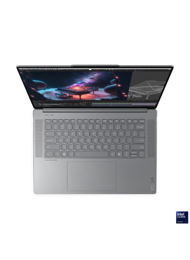Lenovo Yoga Slim 7 Laptop With 15.3 inch 2.8K WQXGA+ (2880x1800) Display, Intel Core Ultra 7 258V Processor/32GB RAM DDR5/1TB SSD/Intel Arc Graphics/Windows 11 Home/ English/Arabic Luna Grey - Image 4