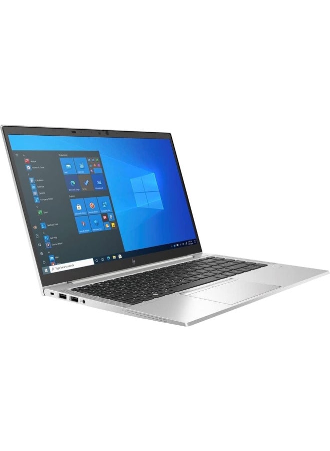 HP Renewed - Elitebook 845 G8 Laptop With 14-Inch Full HD Display,AMD Ryzen 7 PRO 5850U Processor/Quad Core/7th Gen/16GB RAM/256GB SSD/Intel Iris Xe Graphics/Windows 11 English silver - Image 2