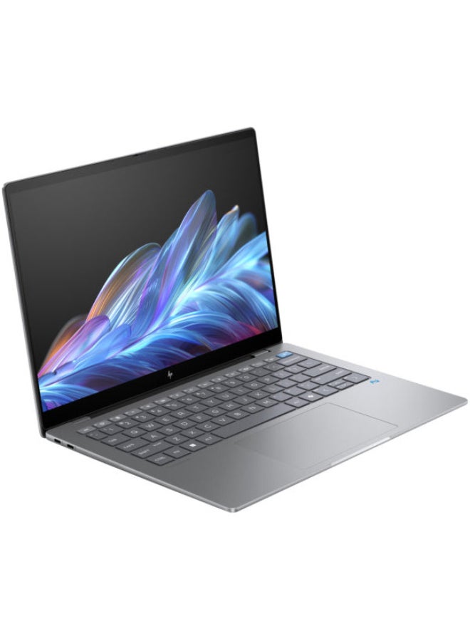 HP Renewed - Omnibook X Laptop With 14-Inch 2.8K Display,Qualcomm Snapdragon X Elite Processor/12-Core/16GB RAM/1TB SSD/Qualcomm Adreno Graphics/Windows 11 English grey - Image 3