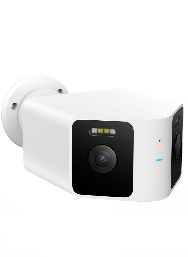 Xiaomi Outdoor Camera CW100 Dual | 2K 3MP Outdoor Security Cameras with Dual Lenses, Color Night Vision, 360° Pan-Tilt, AI Human Detection, IP66 Weatherproof, 2.4GHz WiFi - Image 3