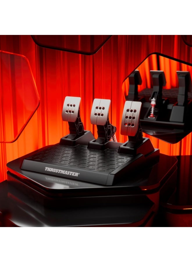 ثروستماستر T248R، مجموعة عجلة سباق مع ردود فعل بقوة 3.1 نيوتن متر ودواسات، لجهاز PS5 و PS4 و PC - Image 5
