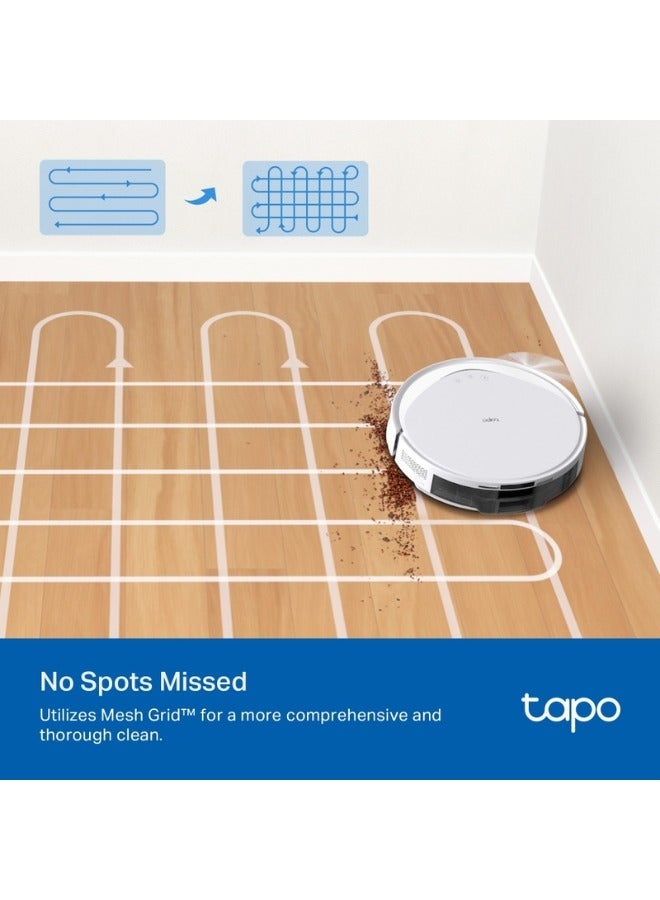 TP-LINK Tapo RV20 Max Plus 5300Pa Suction Robot Vacuum & Mop with MagSlim™ LiDAR Navigation, Ultra-Slim Design, Auto-Empty Dock, Smart Customizable Cleaning, and Voice Control for Effortless and Thorough Home Cleaning-White 45 W Tapo RV20 Max Plus white - Image 5
