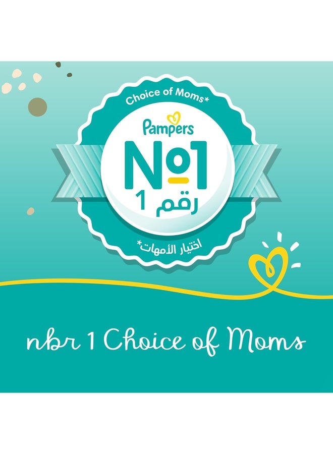 Pampers Baby-Dry Newborn Taped Diapers with Aloe Vera Lotion, up to 100% Leakage Protection, Size 2, 3-8kg, Carry Pack, 23 Count - Image 5