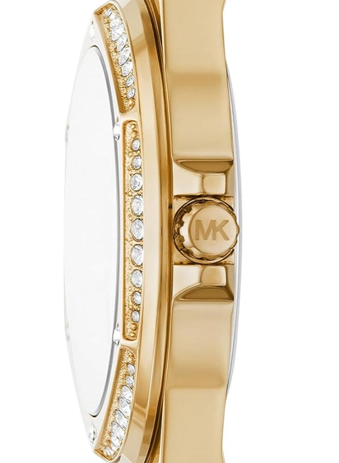 Michael Kors Women's Michael Kors Lennox Women's Gold/Black Watch - Image 2