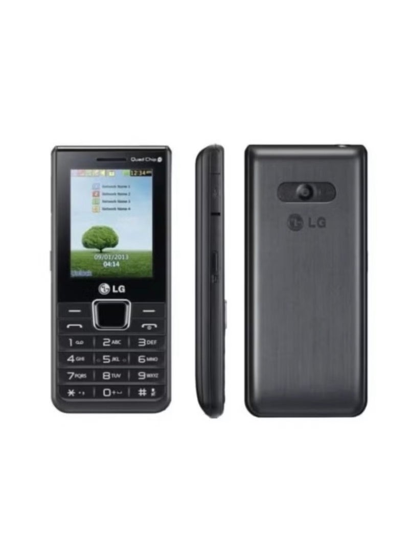 LG A395 Quad SIM Mobile Phone With 512MB RAM And 128MB ROM - Black - Image 1