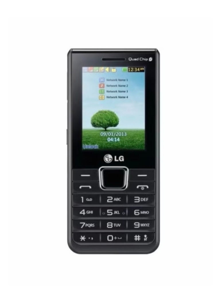 LG A395 Quad SIM Mobile Phone With 512MB RAM And 128MB ROM - Black - Image 3