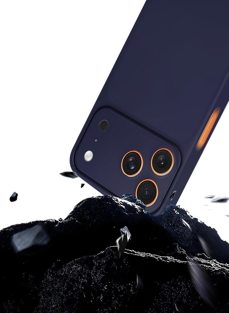 MARGOUN 3 Packs Air Skin Case Cover for Apple iPhone 17 Pro Max - Sturdy Back Cover - Durable Thin Case - Drop Protection Cover with Two 3D Screen Protector - Blue-3 - Image 5