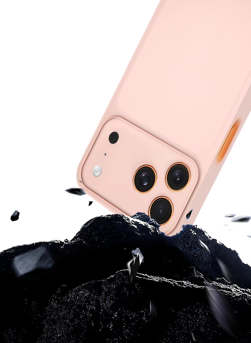 MARGOUN 2 Packs Air Skin Case Cover for Apple iPhone 17 Pro Max - Sturdy Back Cover - Durable Thin Case - Drop Protection Cover with 3D Screen Protector - Pink-2 - Image 5