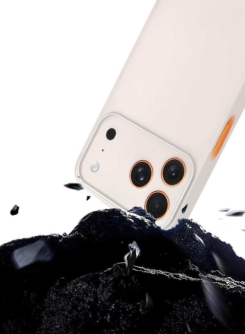 MARGOUN 3 Packs Air Skin Case Cover for Apple iPhone 17 Pro Max - Sturdy Back Cover - Durable Thin Case - Drop Protection Cover with Two 3D Screen Protector - Frosted Clear-3 - Image 5