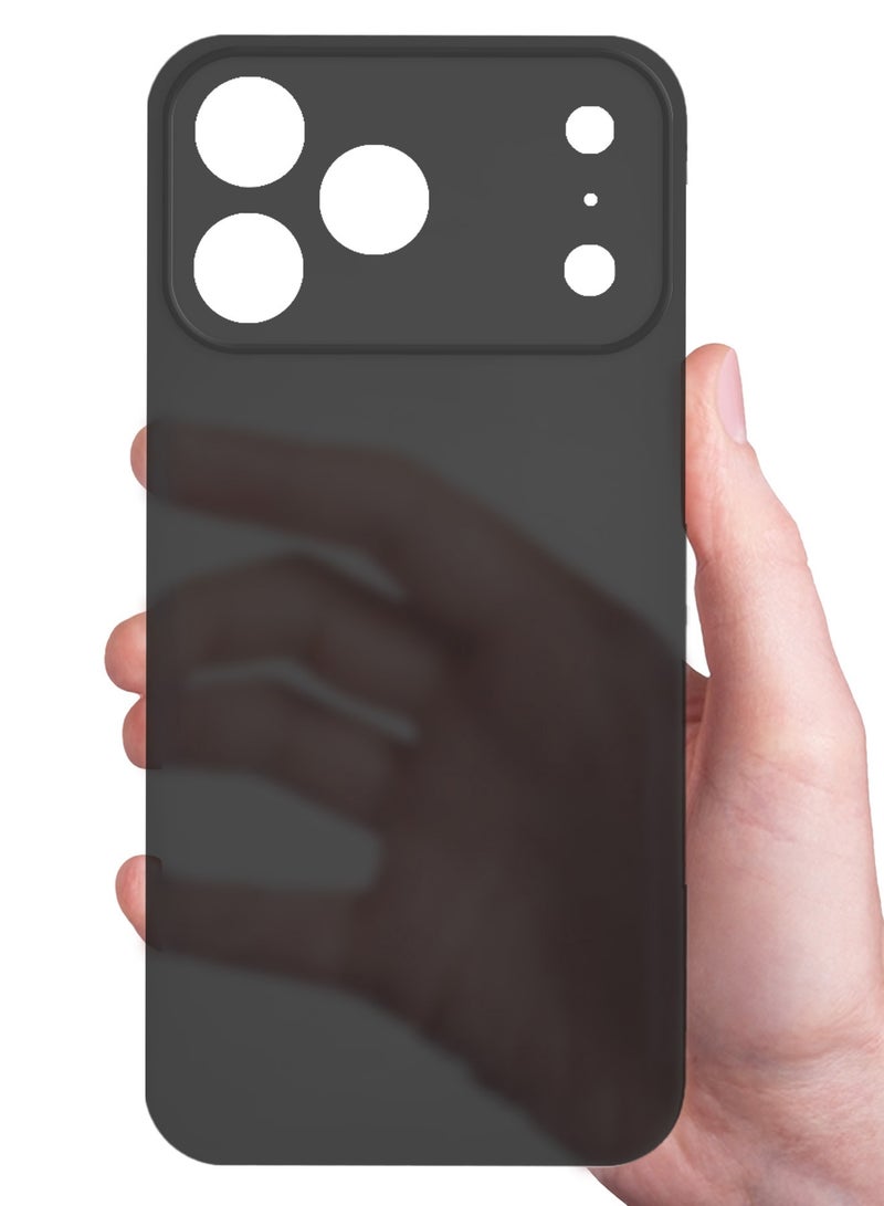 مارجون Air Skin  Case Cover for Apple iPhone 17 Pro  - Sturdy Back Cover - Durable Thin Case - Drop Protection Cover - Black-1 - Image 5