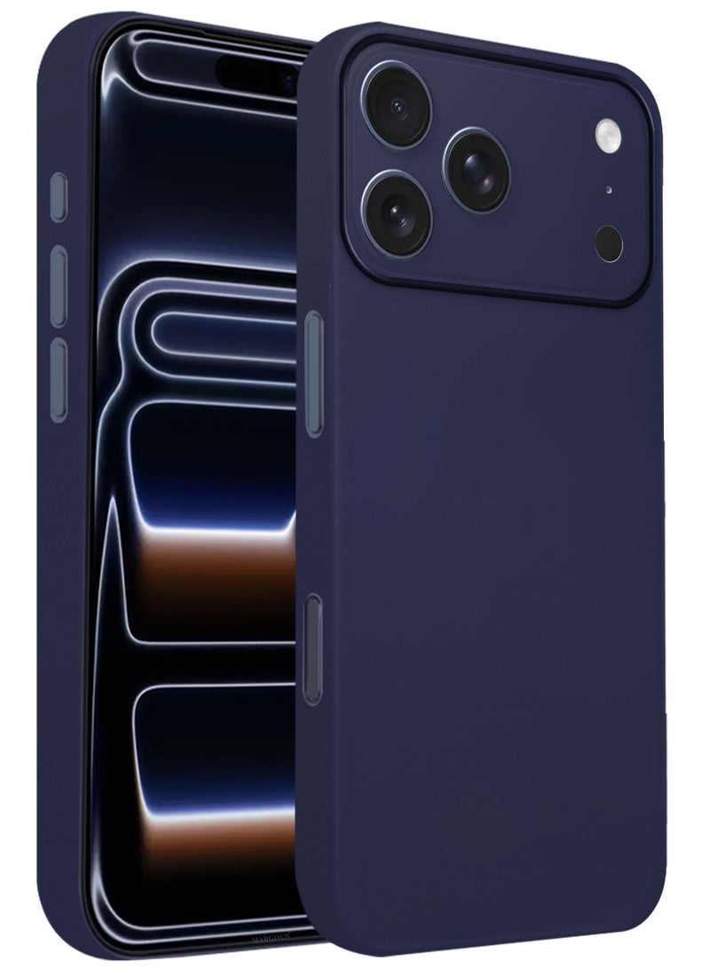 مارجون Air Skin  Case Cover for Apple iPhone 17 Pro  - Sturdy Back Cover - Durable Thin Case - Drop Protection Cover - Blue-1 - Image 2