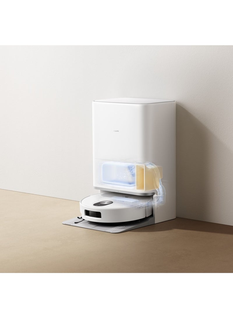 شاومي Xiaomi Robot Vacuum 5 - Powerful 20000Pa fan blower suction efficiently removes stubborn dirt. Ultra-effective anti-tangle main and side brushes. 55 W OV31GL white - Image 2