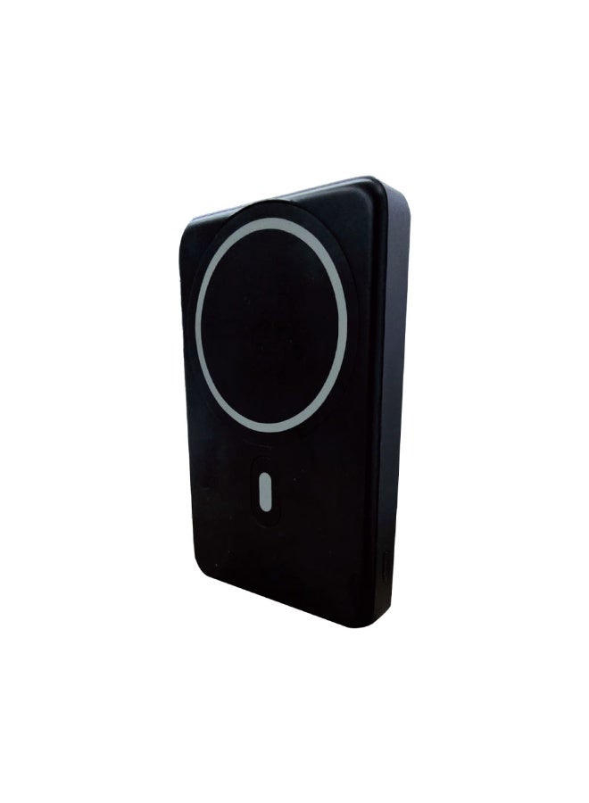 تكنو تيكنو باور بانك مغناطيسي لاسلكي 5000mAh – أسود – شحن سريع 20W سلكي / 15W لاسلكي – صغير الحجم - Image 4