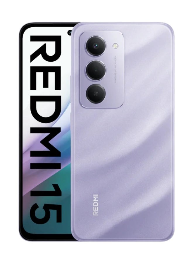 Xiaomi Redmi 15 4G Sandy Purple Dual SIM 8GB RAM 256GB - Global Version - Image 1