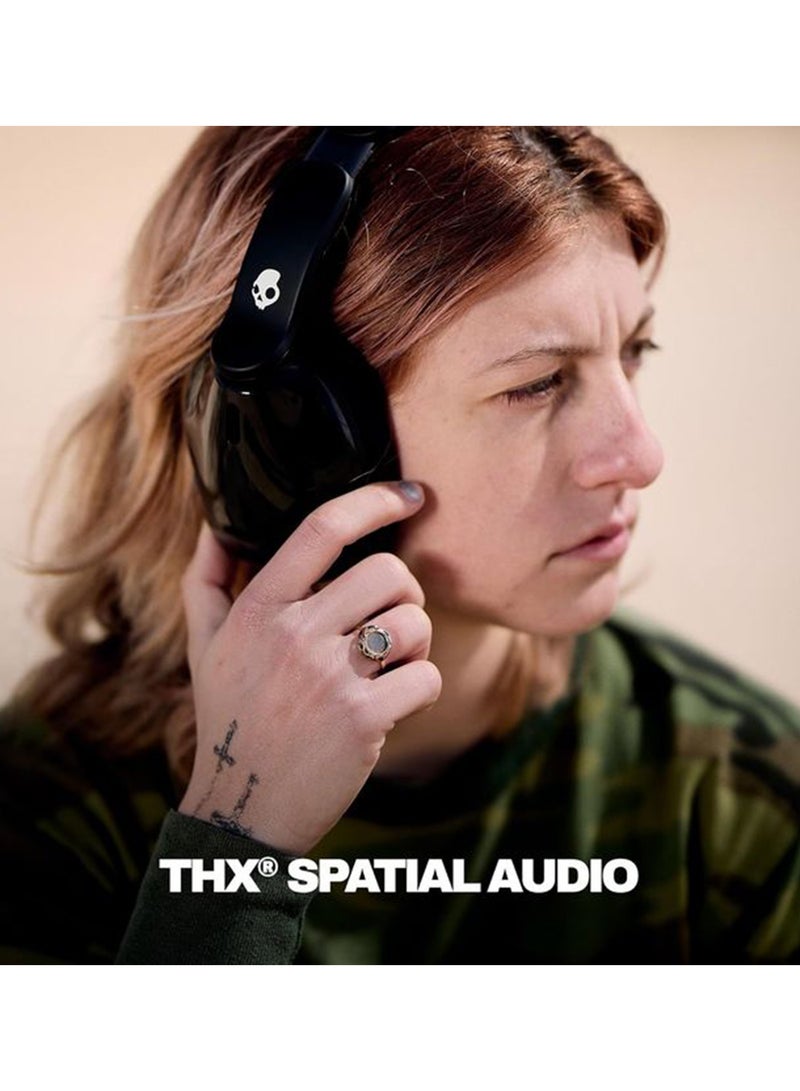 Skullcandy Hesh 540 ANC Wireless Over-Ear Bluetooth Headphones with THX Spatial Audio, Active Noise Cancelling, Personalized Sound, Up to 65 Hours Battery, Microphone for iPhone Android - True Black True Black - Image 4