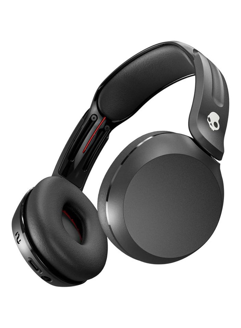 Skullcandy Icon 180 Wireless Bluetooth On-Ear Fit Headphones with Up to 50 Hours Battery and Water Resistant, True Black True Black - Image 1