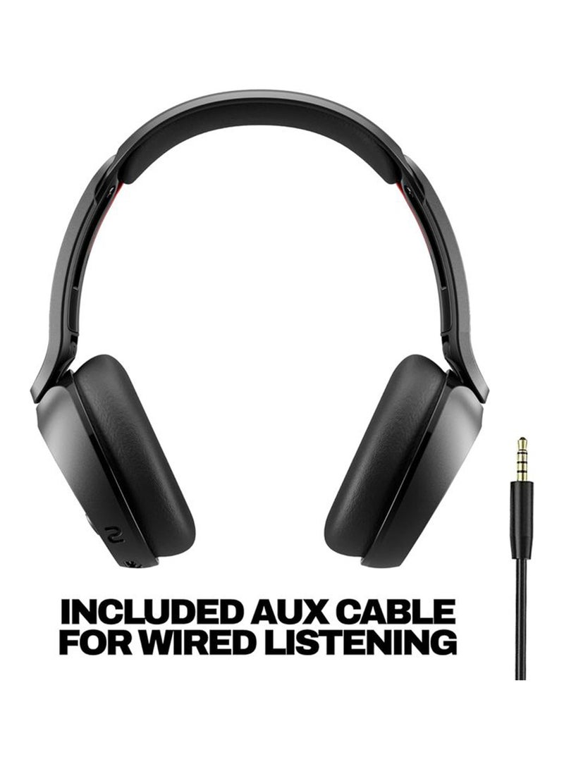 Skullcandy Icon 180 Wireless Bluetooth On-Ear Fit Headphones with Up to 50 Hours Battery and Water Resistant, True Black True Black - Image 2