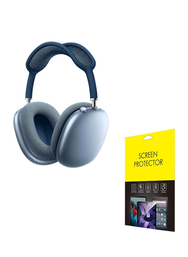 Apple Renewed - iPad  2018 (6th Gen)9.7-inch, 32GB, Wi-Fi, Silver with FaceTime + Generic Smart style Watch For Boys, Girls, Men and Women +P9 Bluetooth Headphone Wireless Stereo Bluetooth Sports Headset + Rotating Case for iPad 6th Generation (9.7 Inch) - 360 Degree Rotating Stand Cover + Tempered Glass Screen Protector Compatible with iPad 6th Generation 9.7 inch + iPads Charging Cable Combo - Image 3