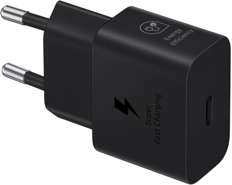 Samsung Renewed - Samsung Type-C 25W Fast Charge Adapter - Black - Image 2