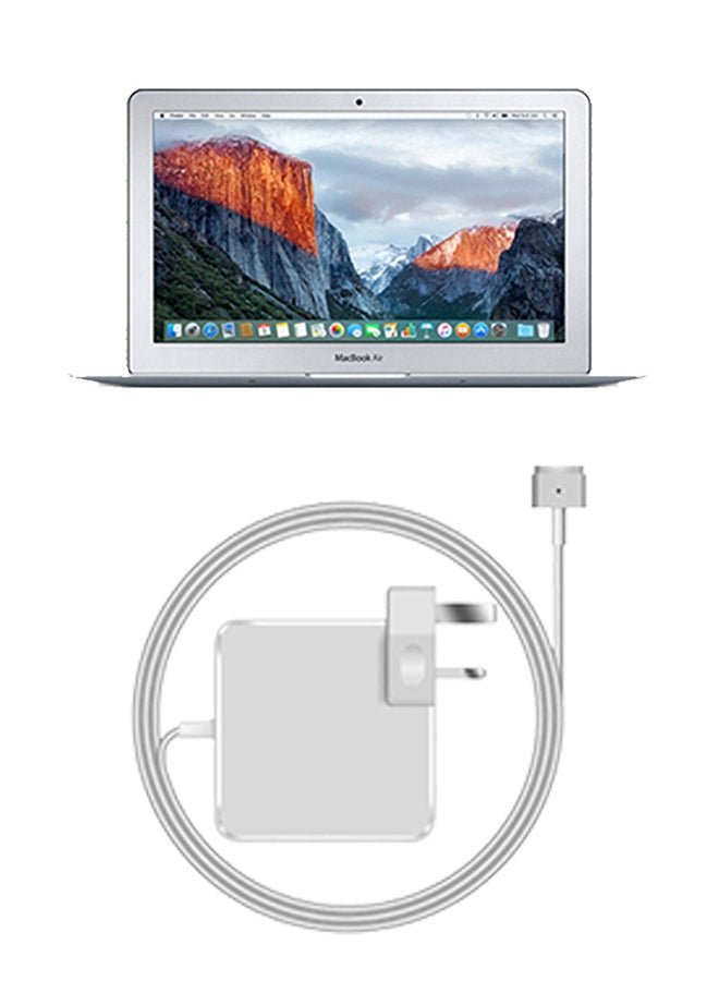 ابل  Renewed - MacBook Air A1465 (2015) Laptop With 11-Inch HD Display, Core i5 Processor/Dual Core/4GB RAM/128GB SSD/macOS + ipad air1 32gb + samsung galaxy tab A 32gb storage + Macbook air Charger Combo Deal Silver - Image 5