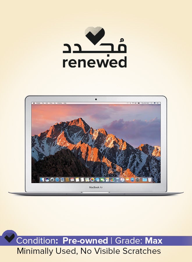 ابل  Renewed - MacBook Air 13-Inch (2013), Core i5 1.3GHz, 4GB RAM, 128GB SSD, QWERTY Keyboard silver - Image 1