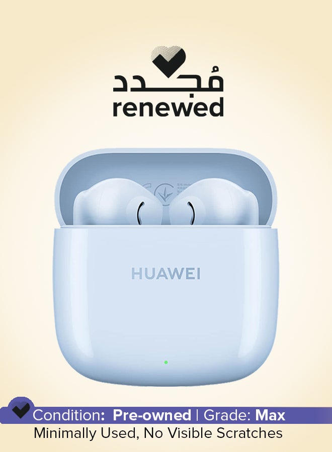 هواوي Renewed - FreeBuds SE 2 In-ear Earphones, True Wireless Earbuds, 40-Hour Battery Life, 3 Hours of Music Playback on a 10-Minute Charge, Compact and Comfortable Isle Blue - Image 1