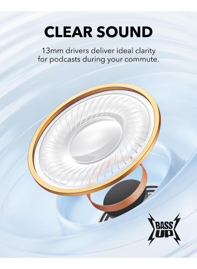 ساوند كور مجدد - سماعات أذن شبه داخل الأذن K20i، بلوتوث لاسلكي، 36 ساعة وقت تشغيل، شحن سريع، صوت واضح، ملاءمة مريحة، مكالمات واضحة بميكروفونين ENC، EQ مخصص، IPX5، بلوتوث 5.3، تحكم عبر التطبيق - Image 5