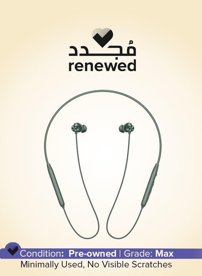 OnePlus Renewed - Bullets Z2 ANC Neckband with 45dB Hybrid Noise Cancellation (IP55 Water Resistant, Upto 28 Hours Playback Grand Green - Image 1