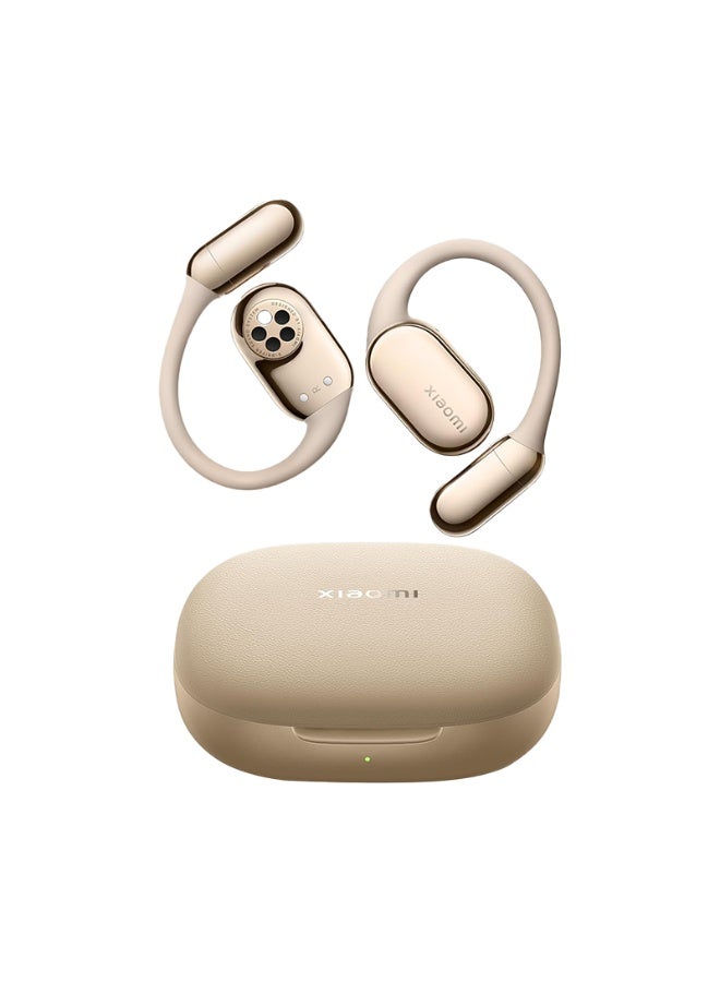 Xiaomi OpenWear Stereo Pro Bluetooth 5.4 Battery Life Up to 45H Harman AudioEFX Lightweight And Comfortable - Sand Gold - Image 1