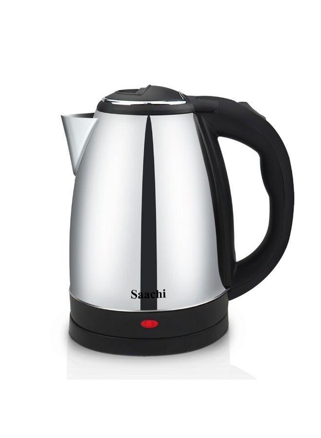 Saachi Stainless Steel Electric Kettle - Rapid Boil, Overheat Protection, and Auto Shut-off 1.5 L 1500 W NL-KT-7769 black - Image 1