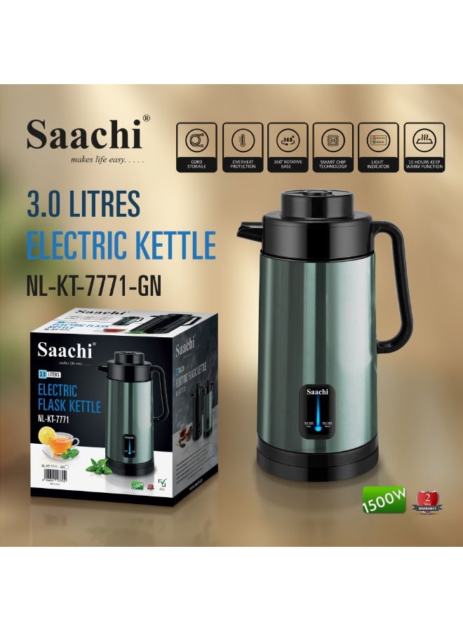 ساتشي غلاية كهربائية من الفولاذ المقاوم للصدأ مع شريحة ذكية، غلي تلقائي واحتفاظ بالحرارة لمدة 10 ساعات - Image 5