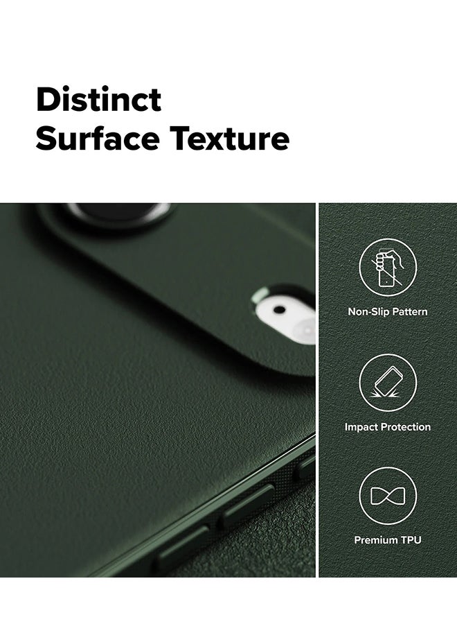 Ringke Onyx Case For iPhone  Air, Enhanced Grip Tough Flexible TPU Shockproof Rugged TPU Bumper Drop Protection Phone Cover - Dark Green - Image 3