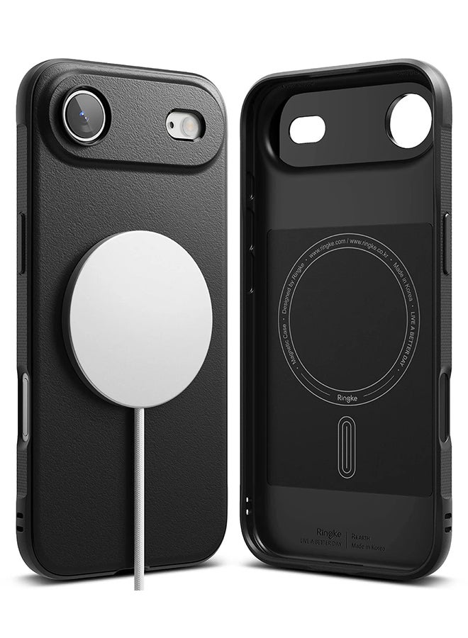 Ringke Onyx Magnetic For iPhone Air For MagSafe Enhanced Grip Tough Flexible TPU Shockproof Rugged TPU Bumper Drop Protection Phone Cover - Black - Image 1