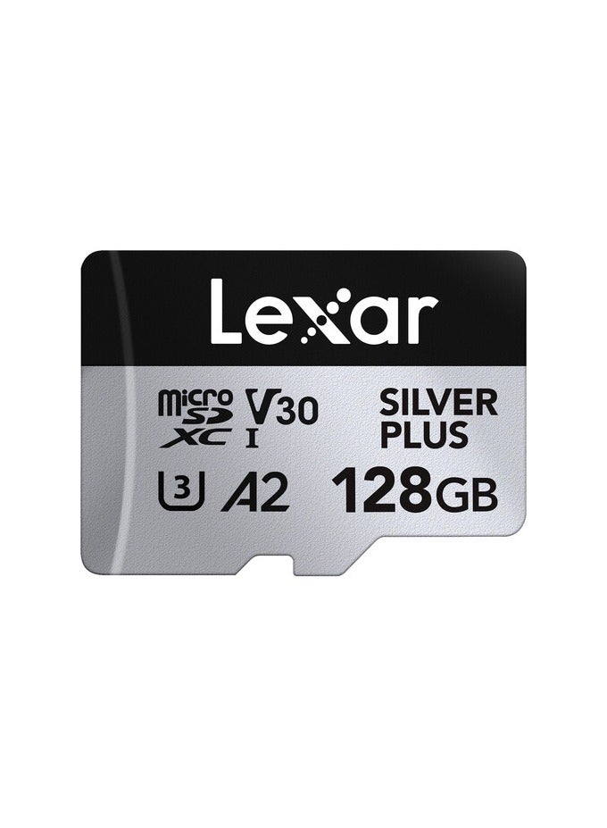ليكسار Lexar 128GB Professional SILVER PLUS UHS-I microSDXC Memory Card 128 GB - Image 1