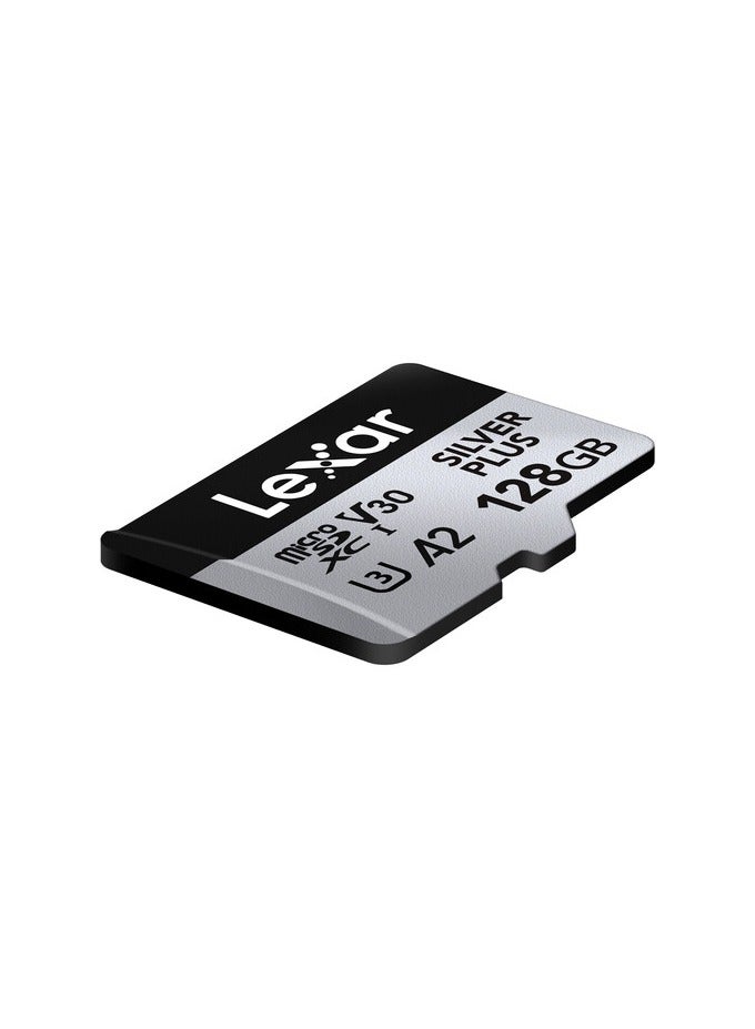 ليكسار Lexar 128GB Professional SILVER PLUS UHS-I microSDXC Memory Card 128 GB - Image 2