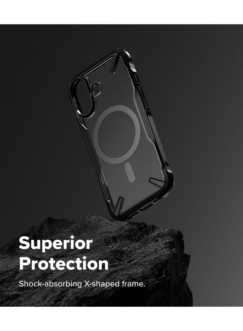 Ringke Fusion-X Magnetic Case For iPhone 17 Case Cover, Strong Magnet, Anti-Fingerprint Rugged Shockproof Protective Phone Cover - Black - Image 5