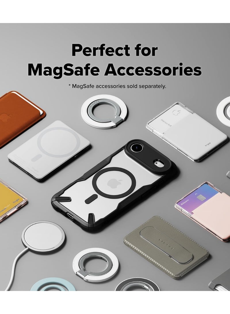 Ringke Fusion-X Magnetic Case For iPhone Air Case Cover, Strong Magnet, Anti-Fingerprint Rugged Shockproof Protective Phone Cover - Black black - Image 3