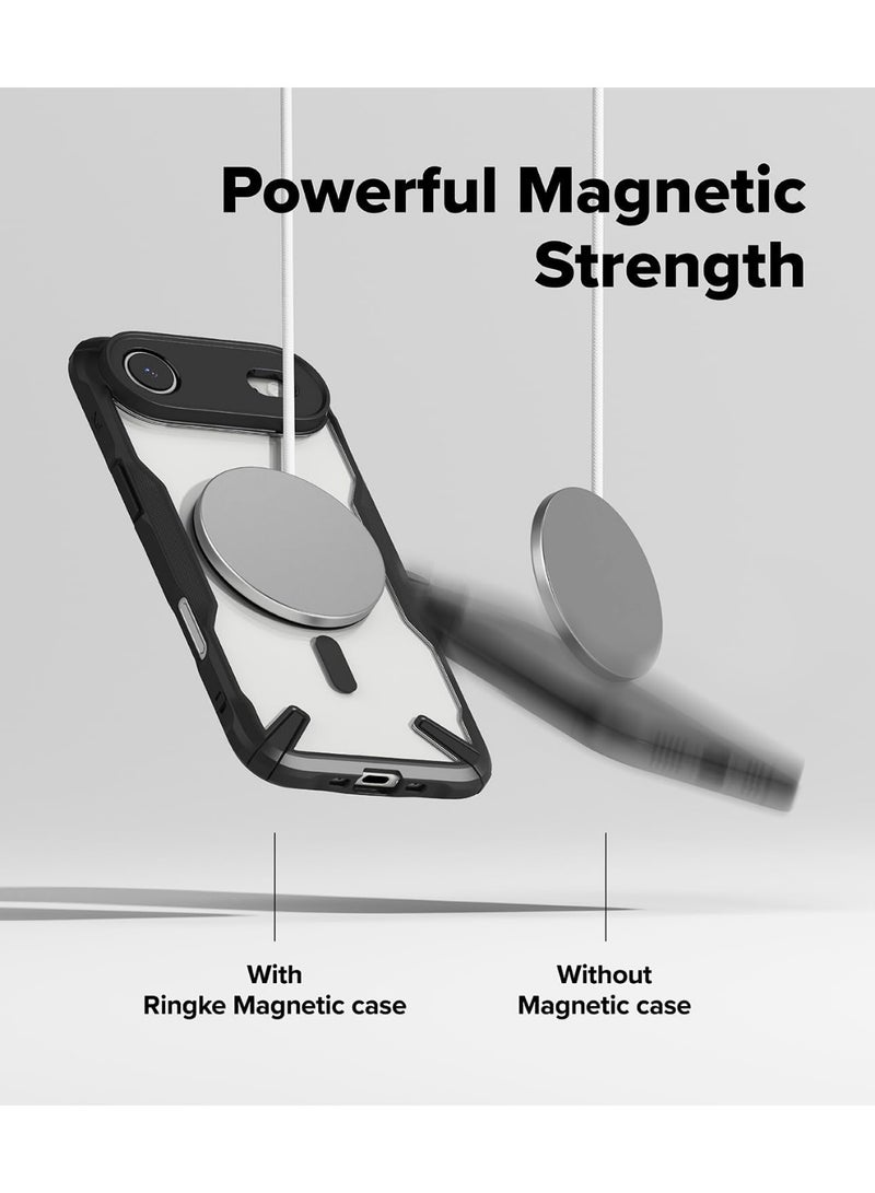 Ringke Fusion-X Magnetic Case For iPhone Air Case Cover, Strong Magnet, Anti-Fingerprint Rugged Shockproof Protective Phone Cover - Black black - Image 4