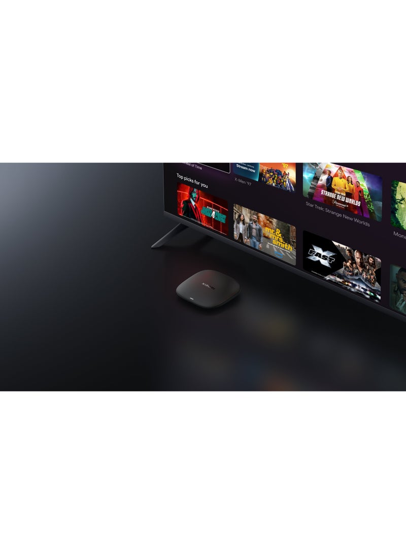 شاومي TV Box S 3rd Gen - 4K UHD, Google TV, 32GB Memory, Dolby Vision & Atmos, WiFi 6, HDMI 2.1, Fast Streaming, Compact and Powerful MDZ-38-DB Black - Image 5